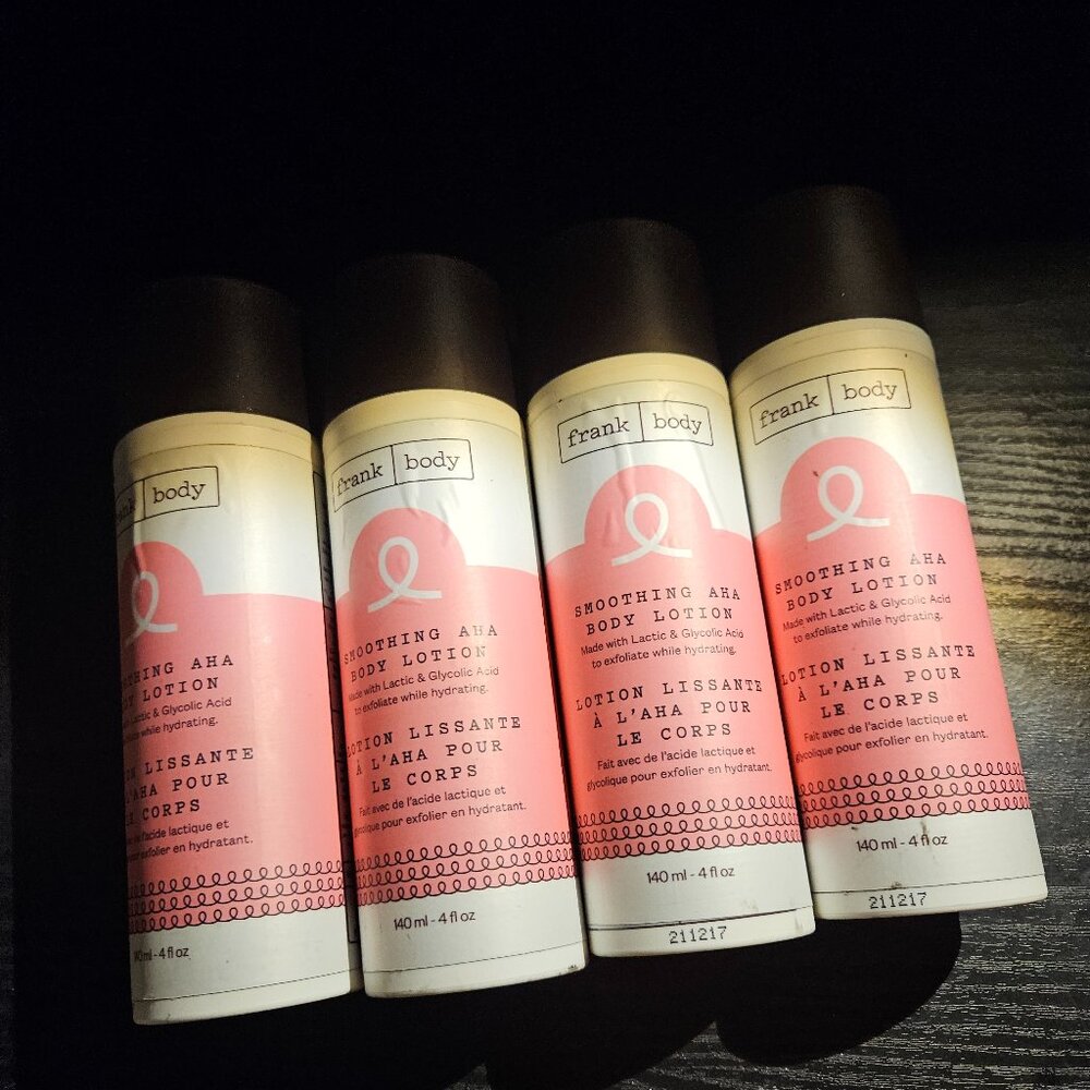 Frank Body Smoothing AHA Body Lotions